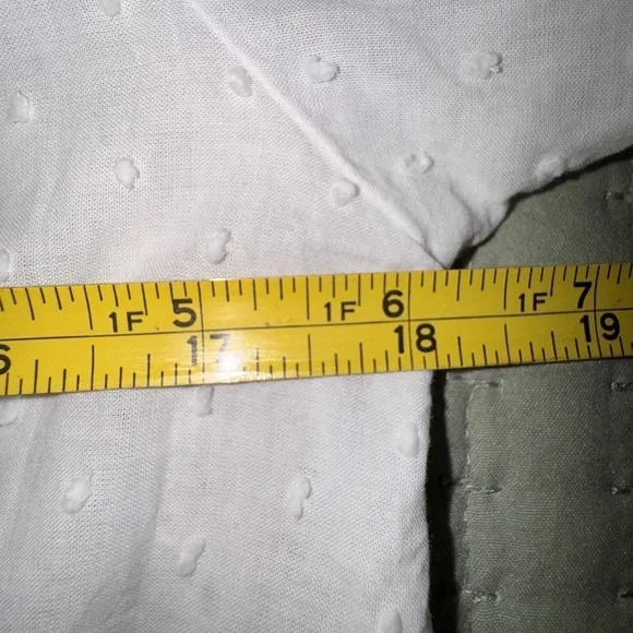 MATILDA JANE Snow Globe Tunic White Embroidered Swiss Dot Top Size S - Picture 5 of 11